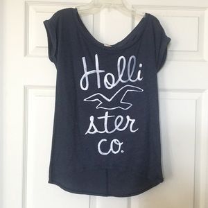 Hollister Printed Glitter Tee